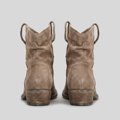 Botas Vaqueras Mujer de Diseño Limpio sin Cierre