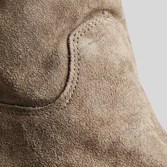 Botas Vaqueras Mujer de Diseño Limpio sin Cierre
