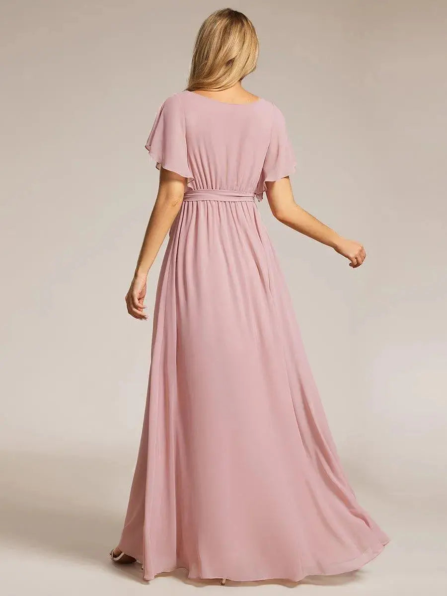 Vestido de noche elegante corte A