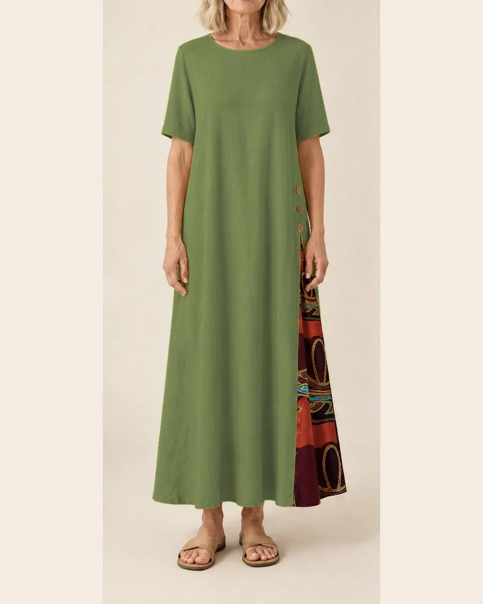 Brenda | Vestido elegante y casual de lino