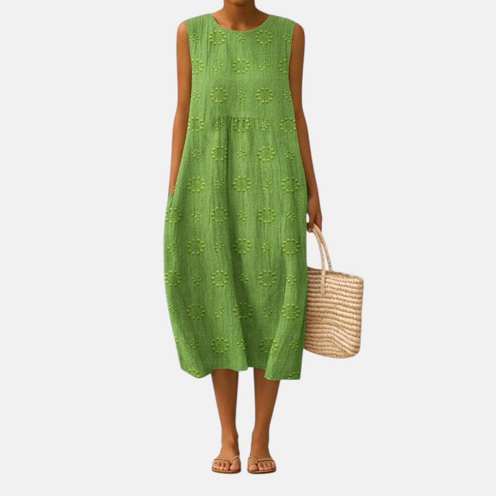 Karla | Vestido Midi Ligero De Día