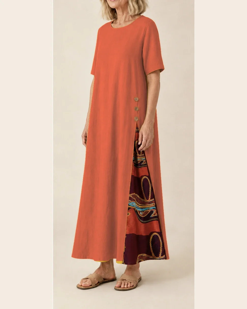 Brenda | Vestido elegante y casual de lino