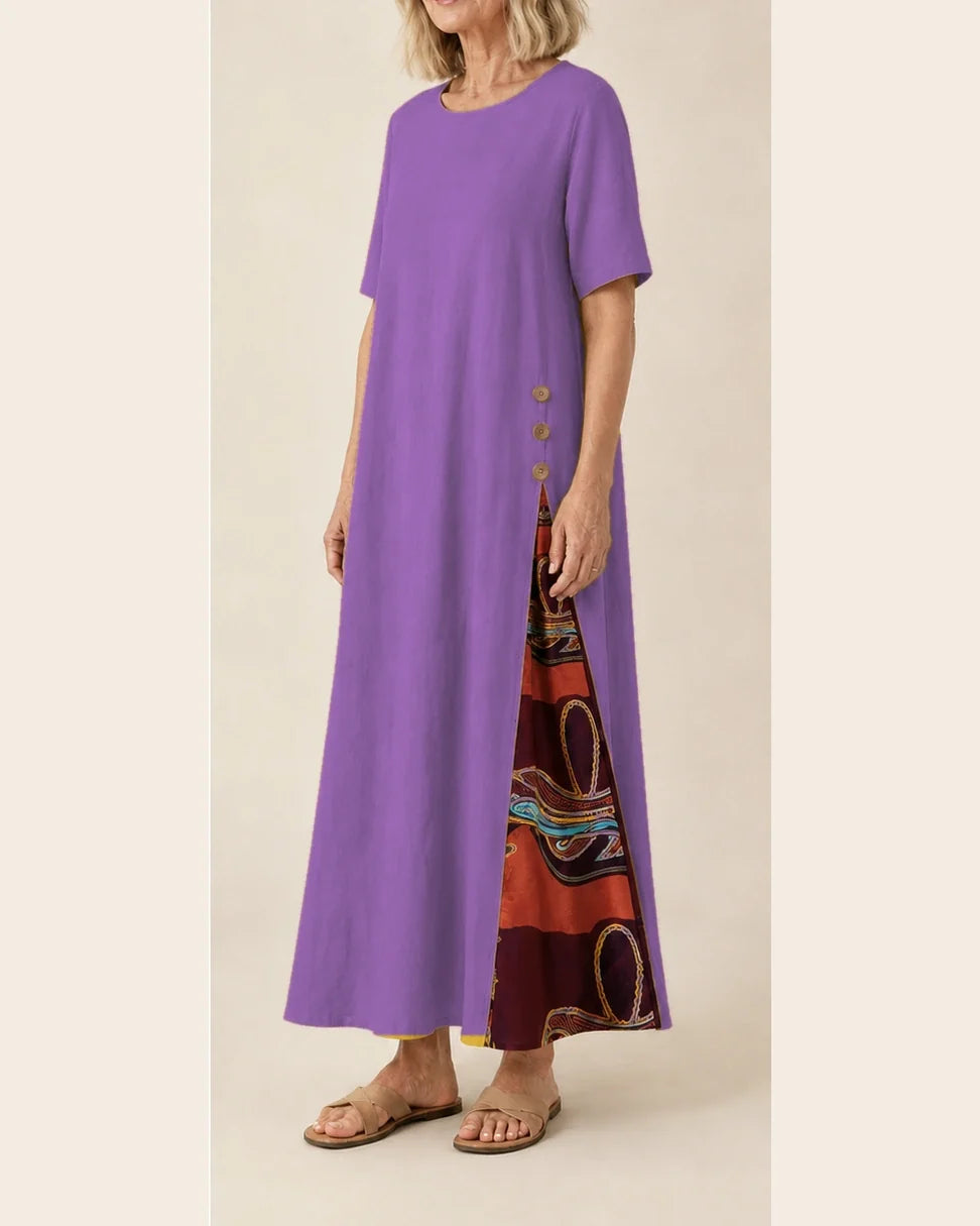 Brenda | Vestido elegante y casual de lino