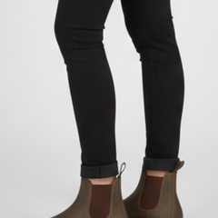 Botas Chelsea Mujer con Costuras a la Vista