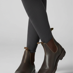Botas Chelsea Mujer con Costuras a la Vista