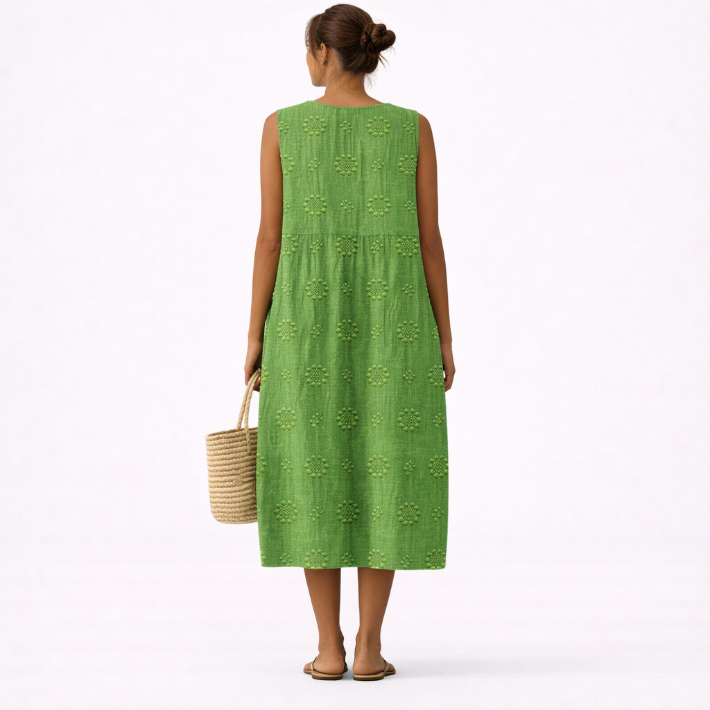 Karla | Vestido Midi Ligero De Día