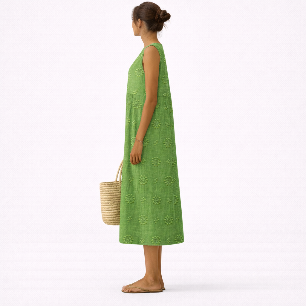 Karla | Vestido Midi Ligero De Día