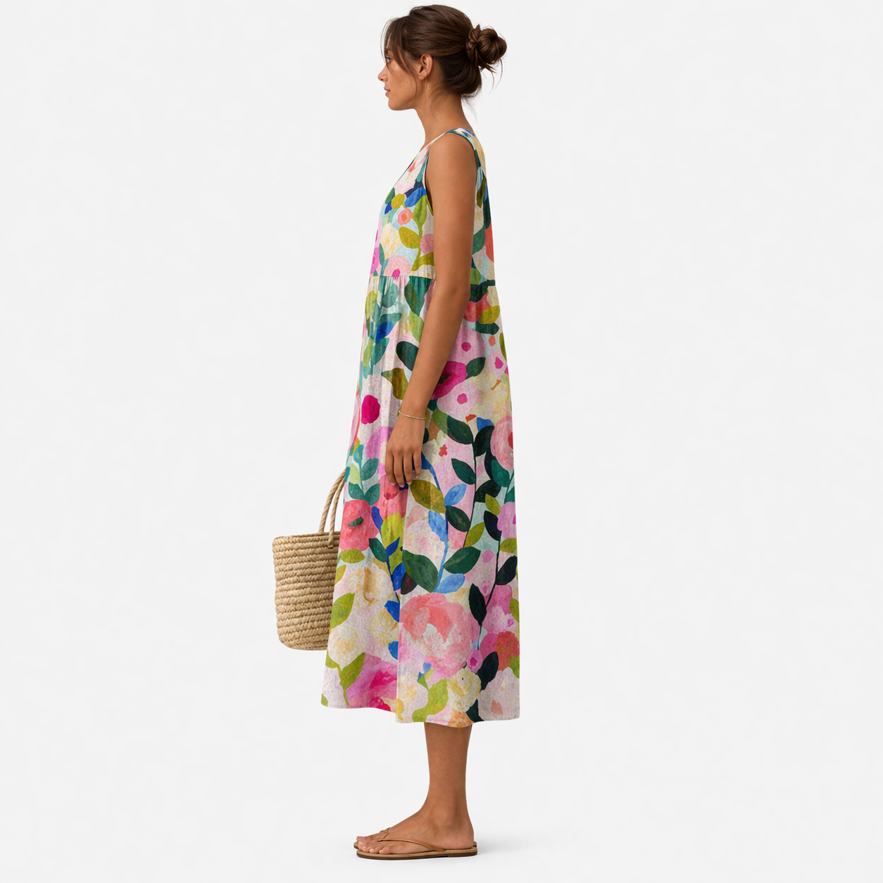 Natalia | Vestido Midi De Día