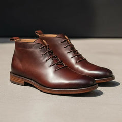 Botines Hombre de Silueta Limpia y Firme - Café