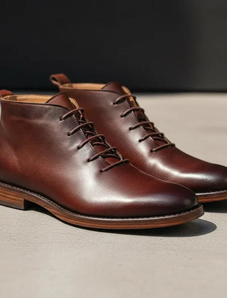 Botines Hombre de Silueta Limpia y Firme - Café