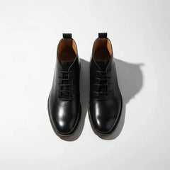 Botines Hombre de Silueta Limpia y Firme - Negro