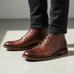 Botines Hombre de Silueta Limpia y Firme