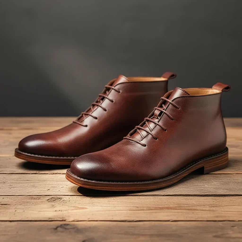 Botines Hombre de Silueta Limpia y Firme