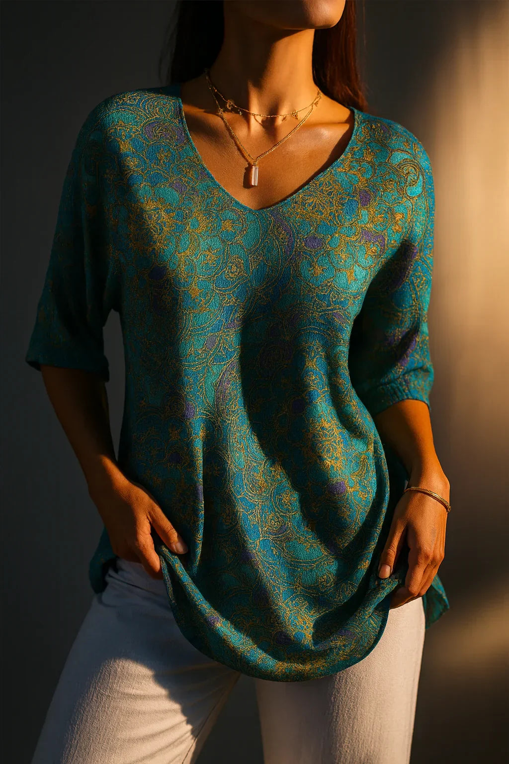 Clara | Suéter Casual de Arte Retro para Mujeres