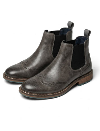 Ruperto | Botines Chelsea con Detalle Brogue para Hombre