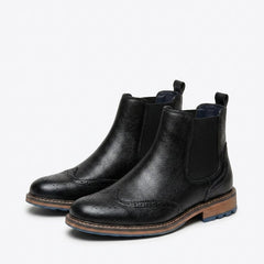 Ruperto | Botines Chelsea con Detalle Brogue para Hombre