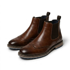 Ruperto | Botines Chelsea con Detalle Brogue para Hombre