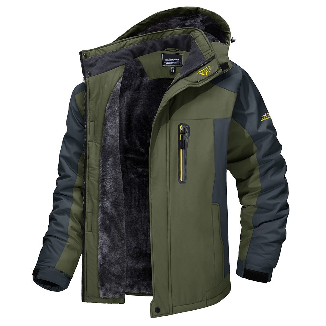 Chamarra acolchada hombre outdoor - Verde