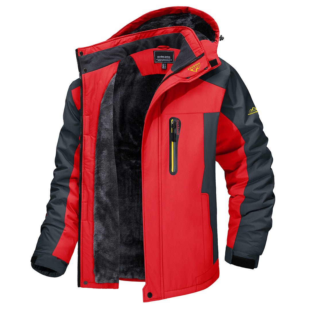 Chamarra acolchada hombre outdoor - Rojo