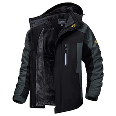 Chamarra acolchada hombre outdoor - Negro