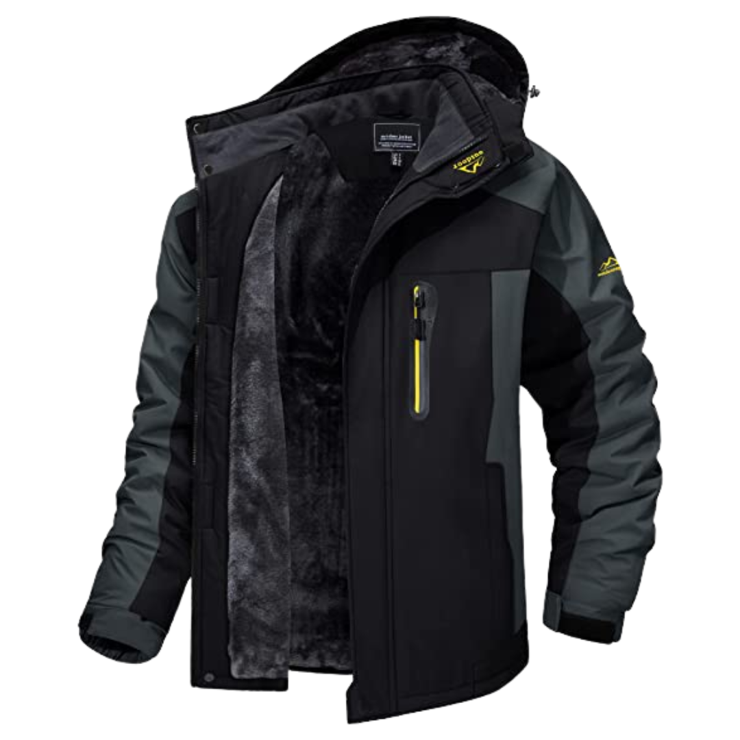 Chamarra acolchada hombre outdoor - Negro
