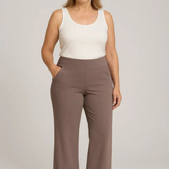 Hilda | Pantalón Elástico Elegante de Corte Entallado para Mujer