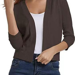 Claudia | Cárdigan Corto de Manga 3/4 para Mujer