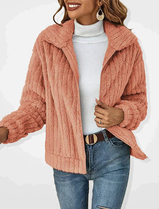 Marta | Cárdigan Sherpa Oversize con Cierre
