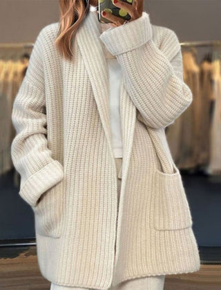 Vega | Cárdigan Oversize con Cuello Bufanda