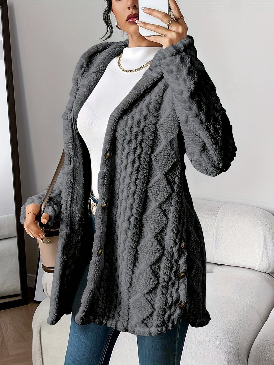 Xóchitl | Cárdigan Oversize con Capucha para Mujer
